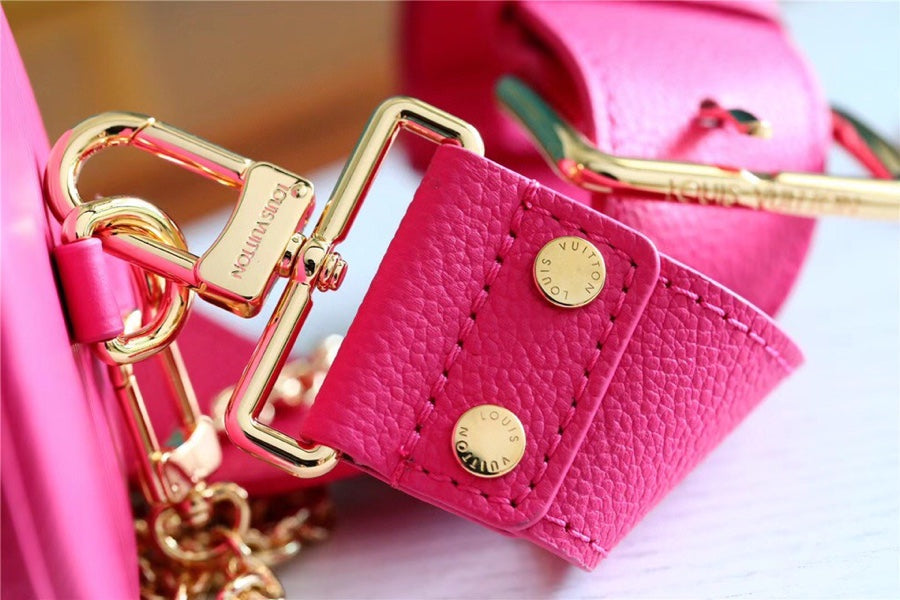 LV Papillon Trunk Epi Pink For Women, WomenÃ¢â‚¬â„¢s Bags, Shoulder And Crossbody Bags 7.5in/19cm LV