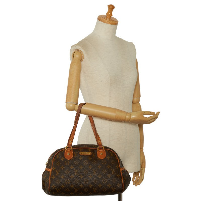 Louis Vuitton Monogram M95565 Handbag PVC/Leather Brown