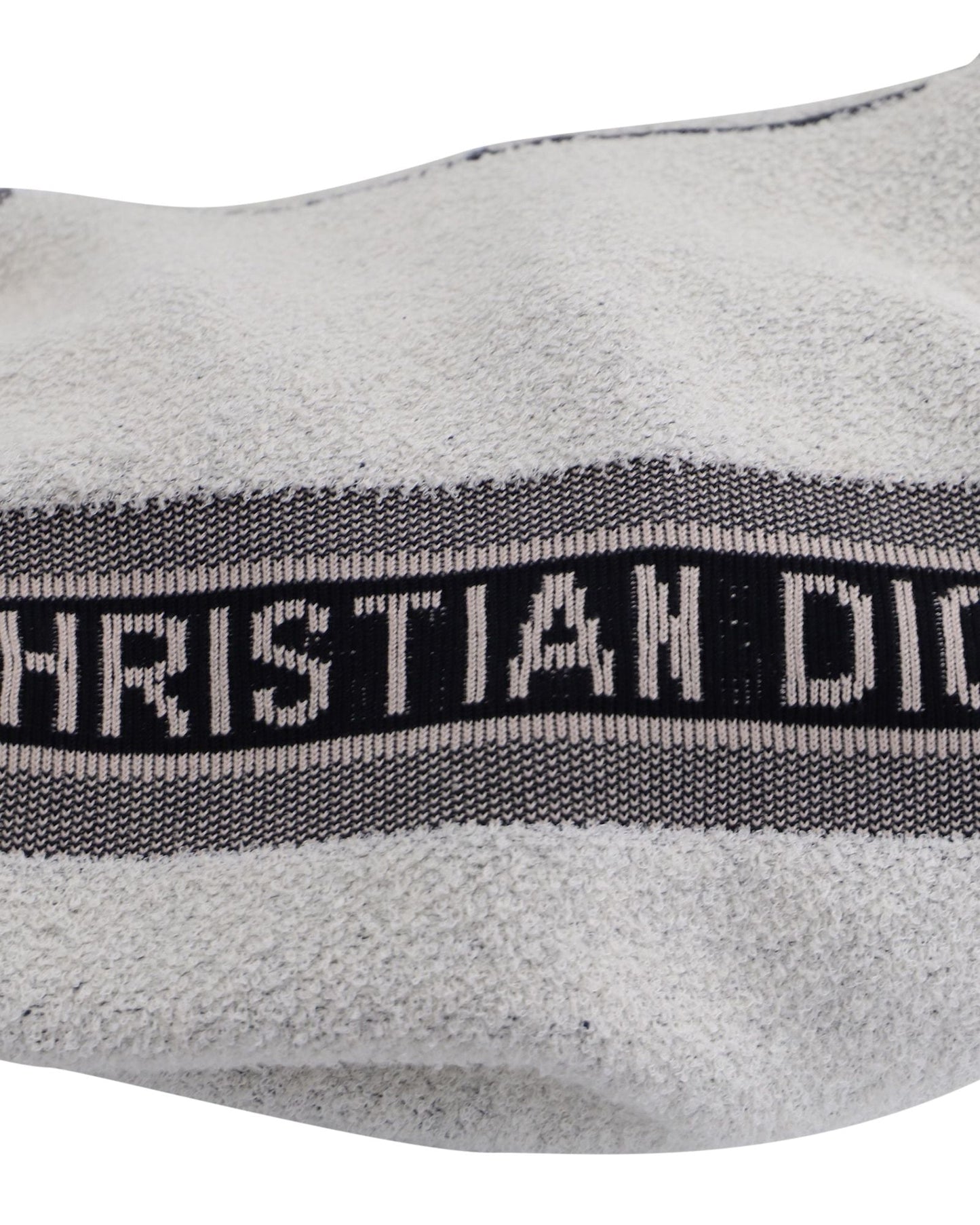 Dior Oblique Motif Hooded Cardigan in Blue Cotton