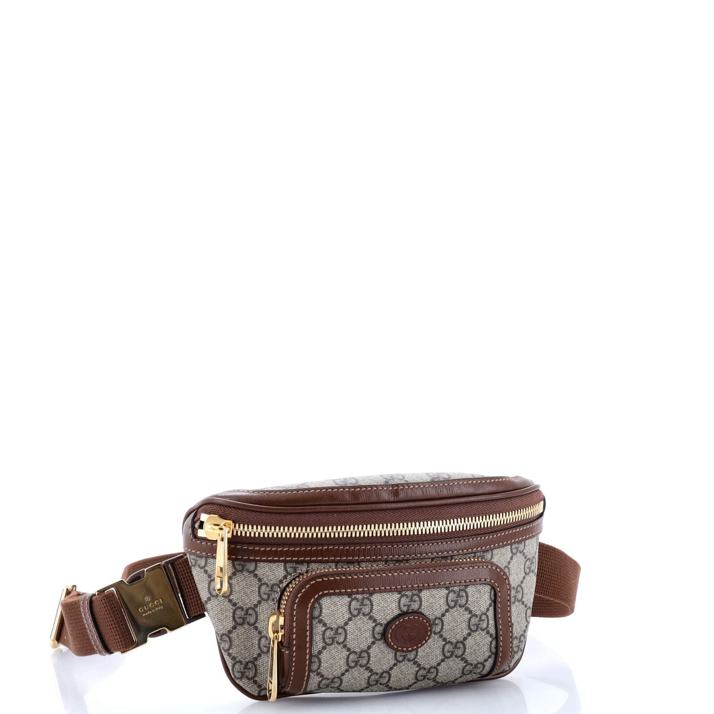Interlocking G Patch Belt Bag GG Coated Canvas