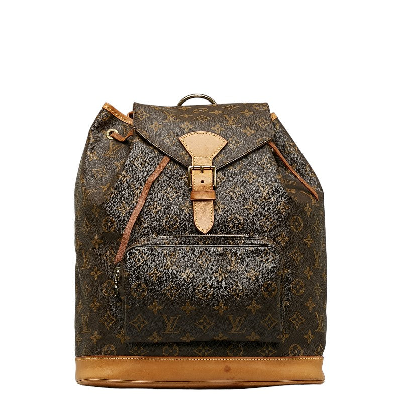 Louis Vuitton Monogram Monogram GM Lounge Backpack M51135 Brown PVC Leather Lady Louis Vuitton