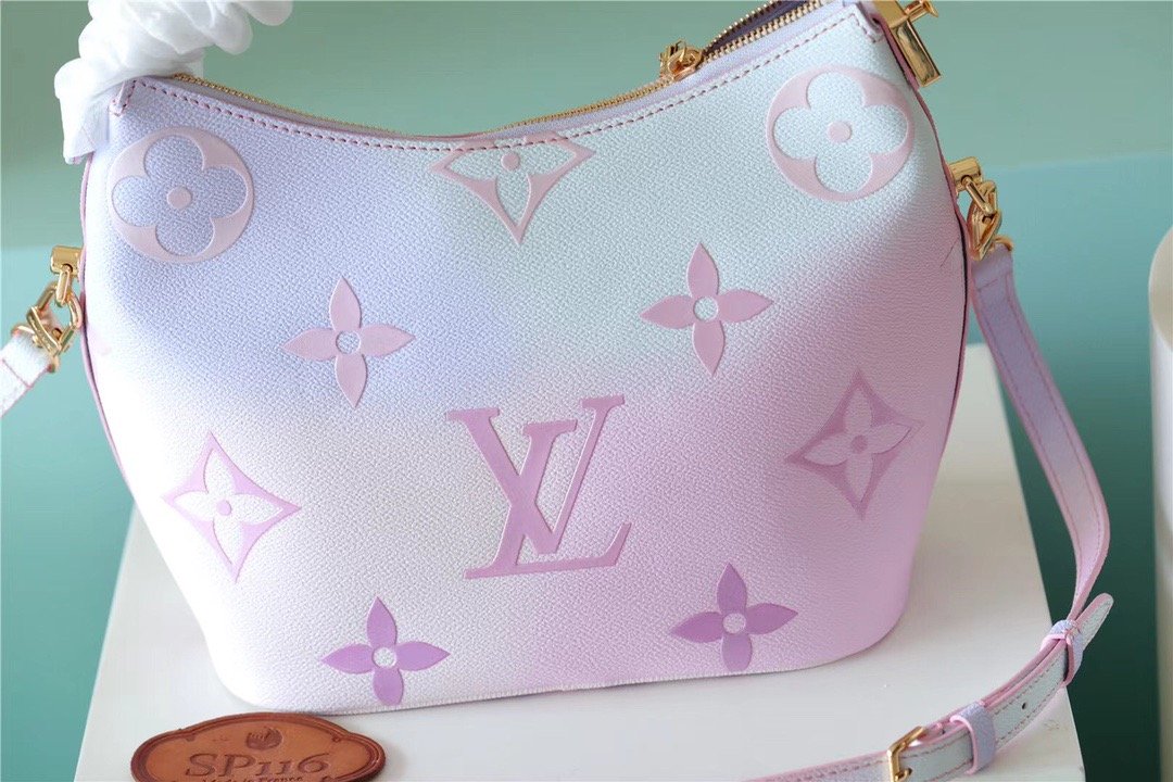 LV MarsGLAMIallow PM Hobo Bag In Monogram Canvas For Women 24cm/9.4 Inches Sunrise Pastel LV M46080