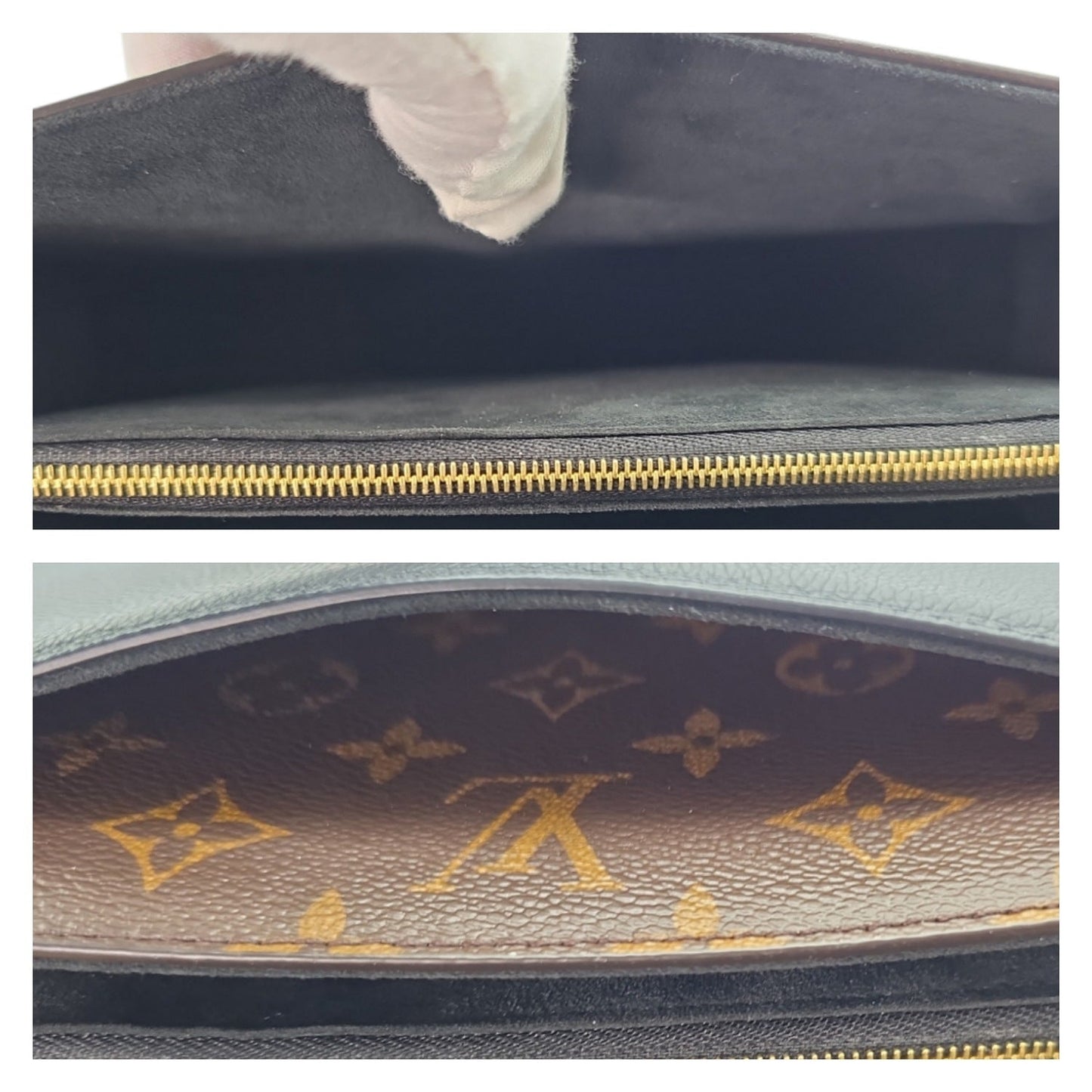 Louis Vuitton Black Monogram Canvas Victoire Chain Bag