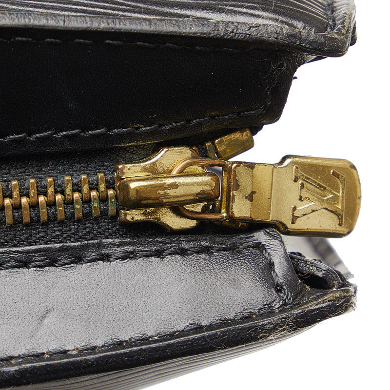 Louis Vuitton Epic Sanjack Shopping Handbag M52262 Noir Black Leather Lady Louis Vuitton