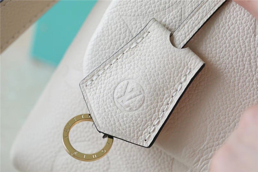 LV Madeleine GLAMI Monogram Empreinte Creme Beige For Women,  Shoulder and Crossbody Bags 9.4in/24cm LV M46008
