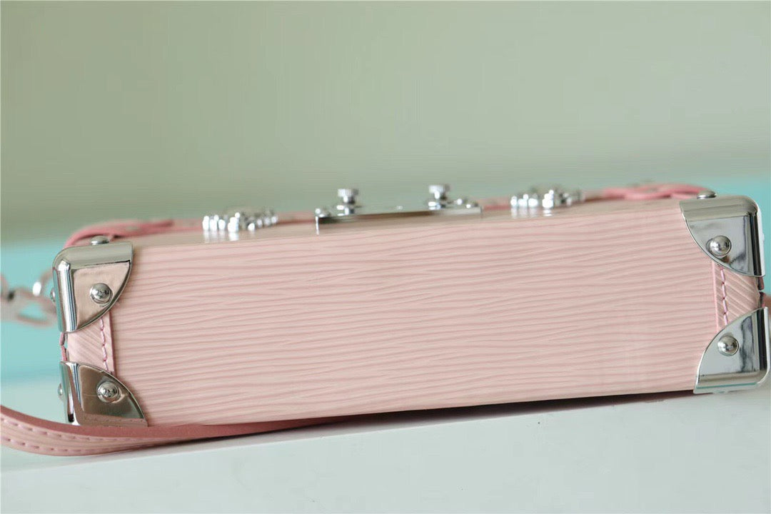 LV Petite Malle Epi Light Pink For Women,  Shoulder And Crossbody Bags 7.9in/20cm LVÃ‚Â 