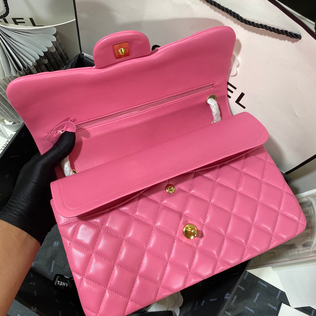 CHLLarge Classic Handbag Gold Hardware PiNike For Women Handbags, Shoulder Bags 11.8in/30cm