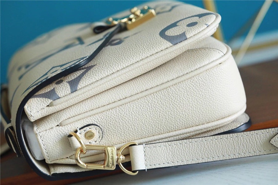 LV Pochette Metis Monogram Empreinte White For Women, WomenÃ¢â‚¬â„¢s Handbags, Shoulder Bags And Crossbody Bags 9.8in/25cm LVÃ‚Â 