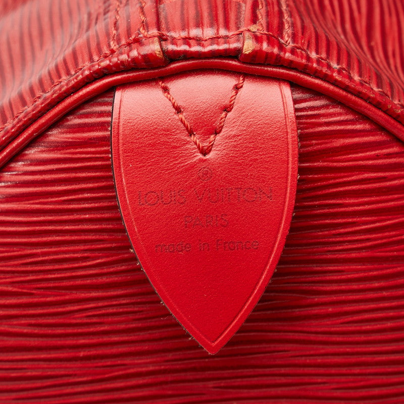 Louis Vuitton Epi Speedy 25 Handbag Boston Bag M43017 Castilian Red