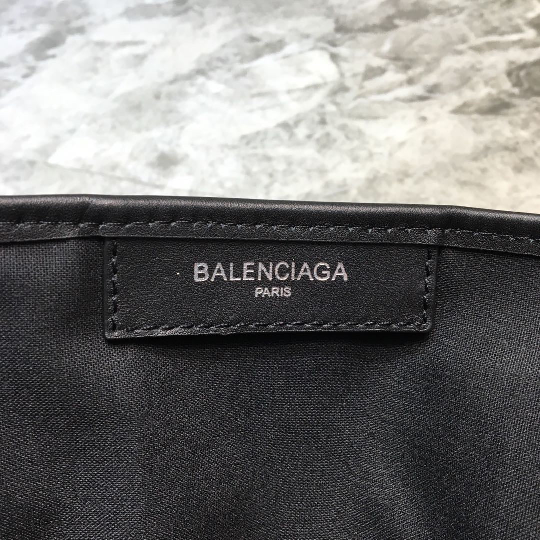 Balen Navy MeGLAMIum Cabas Tote Bag In Black And White, For Women,  Bags 14.1in/36cm