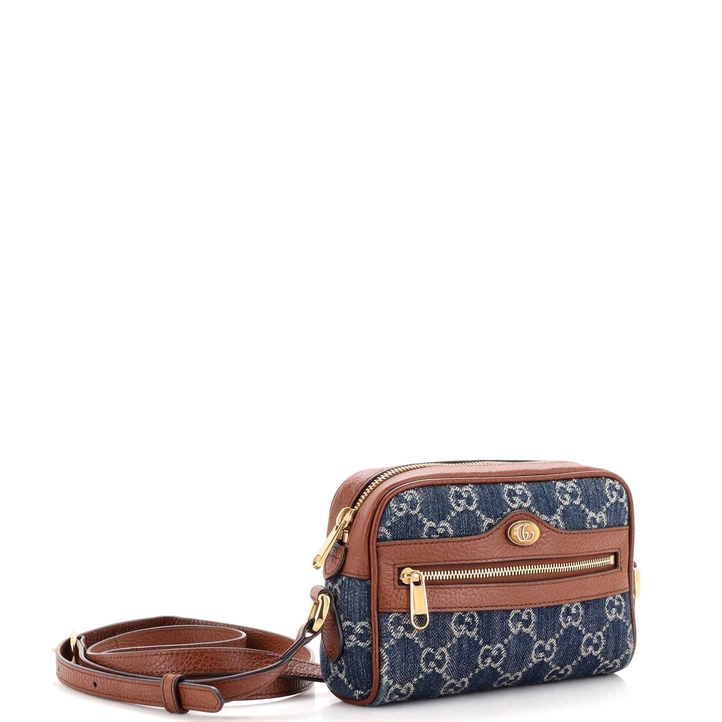 Ophidia Shoulder Bag GG Denim Mini