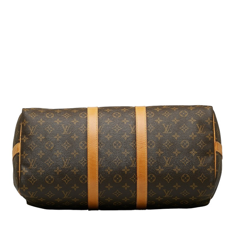 Louis Vuitton Monogram Keepall Bandrier 45 Boston Bag Handbag Shoulder Bag 2WAY M41418 Brown PVC Leather  Louis Vuitton