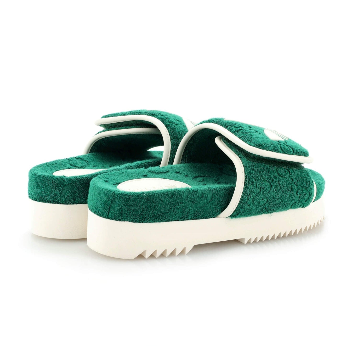 x Adidas Women's Platform Slide Sandals Terry Cloth