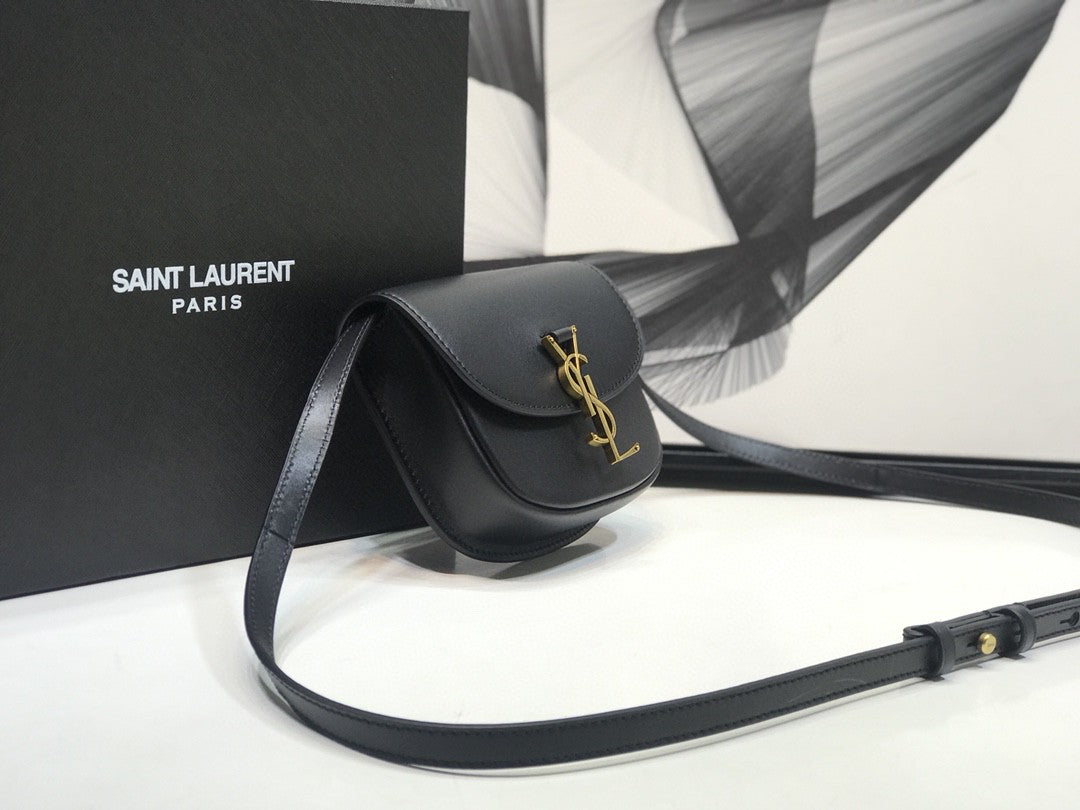 GLAMI Kaia Small Satchel Black For Women 7.2in/18.5cm YSL 619740BWR0W1000