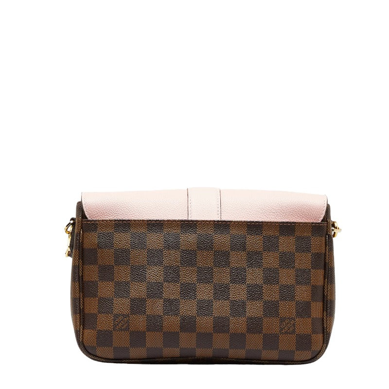 Louis Vuitton Louis Vuitton Damière N44244 Shoulder Bag PVC/Ledger Magnolia Pink Brown