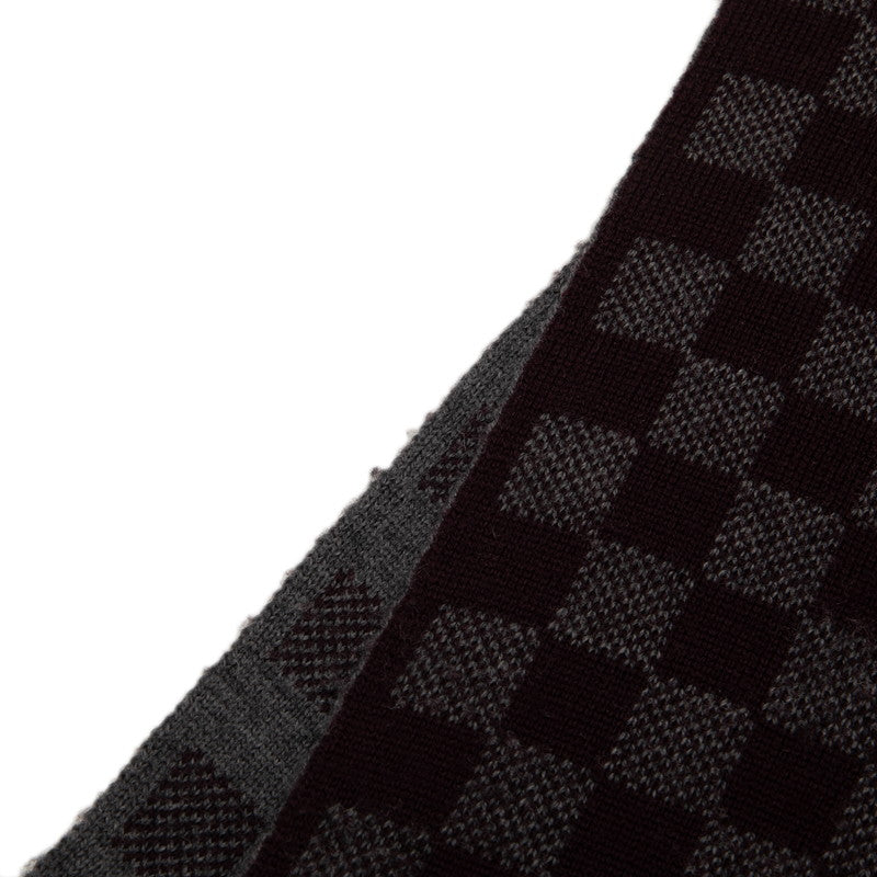 Louis Vuitton Damiere Graffiti Asharp Petty Maffler 402330 Pearl Gray Wool Men Louis Vuitton