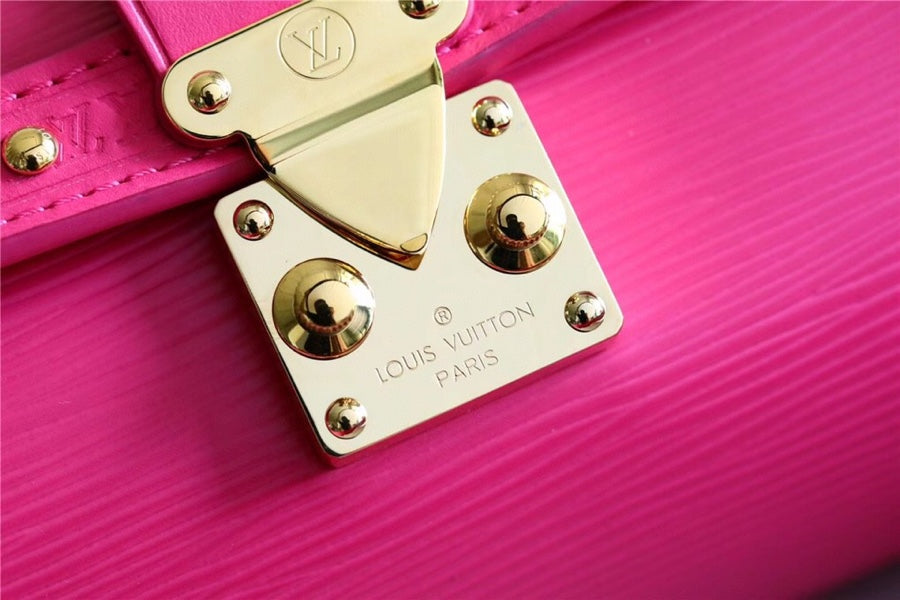 LV Papillon Trunk Epi Pink For Women, WomenÃ¢â‚¬â„¢s Bags, Shoulder And Crossbody Bags 7.5in/19cm LV