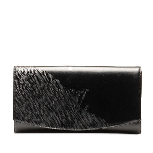 Louis Vuitton Opera Line e Backpack Clutch M63962 Noir Black Leather  Louis Vuitton