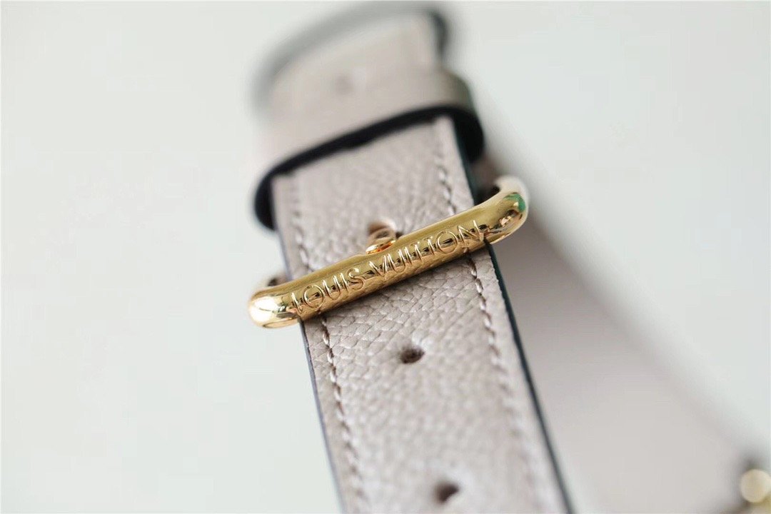 LV Madeleine GLAMI Monogram Empreinte Dove Gray/ Creme Beige For Women,  Shoulder and Crossbody Bags 9.4in/24cm LV