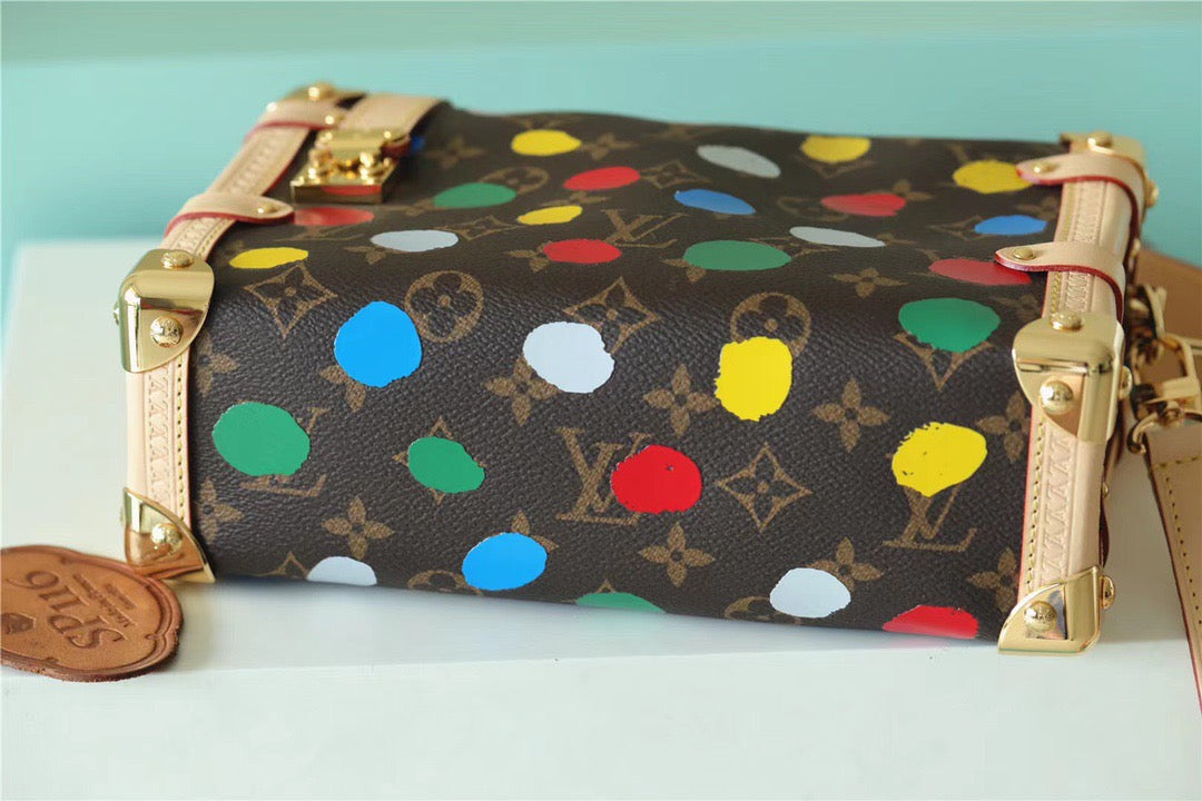 LV Side Trunk PMÃ‚Â Monogram Canvas For Women, WomenÃ¢â‚¬â„¢s Bags, Shoulder And Crossbody Bags 8.3in/21cm LV