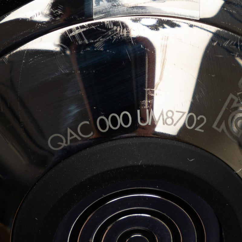 Louis Vuitton Monogram Horizon Lighting Speaker Obje QAC000 Gummetal Black Stainless Leather Men LOUIS VUITTON