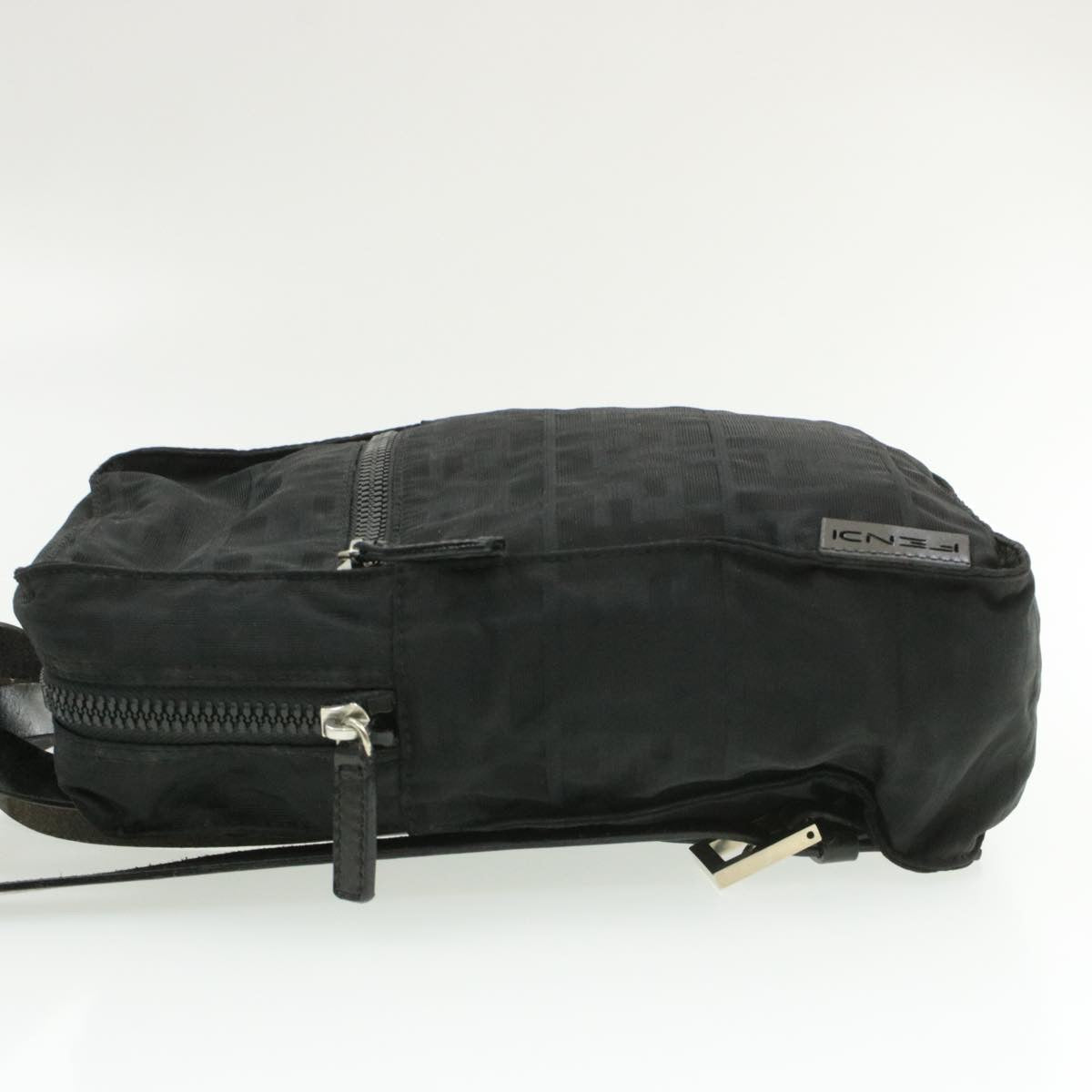FENDI Zucca Canvas Backpack Nylon Black am149b