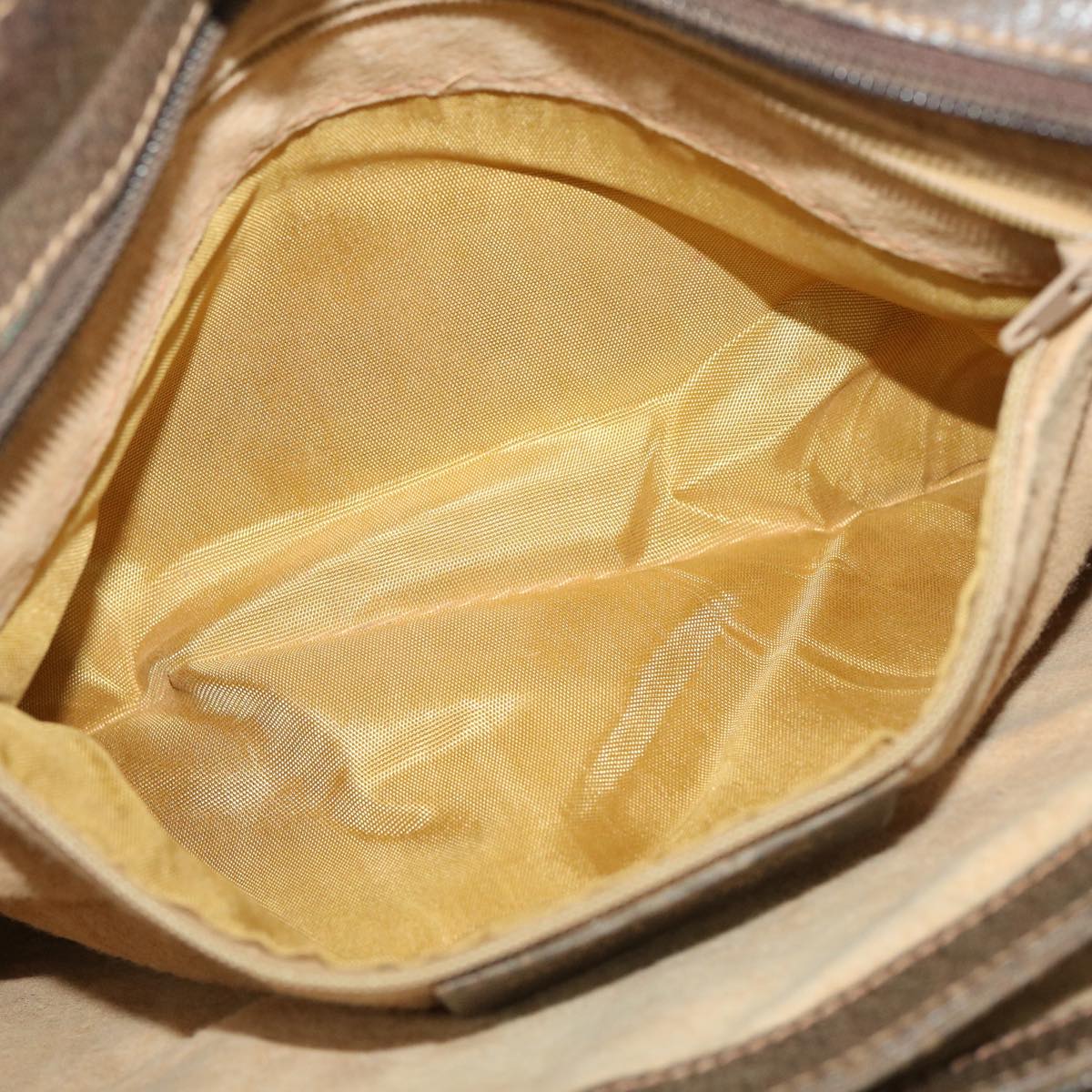 GUCCI Web Sherry Line GG Canvas Shoulder Bag Beige Red Green bs1024