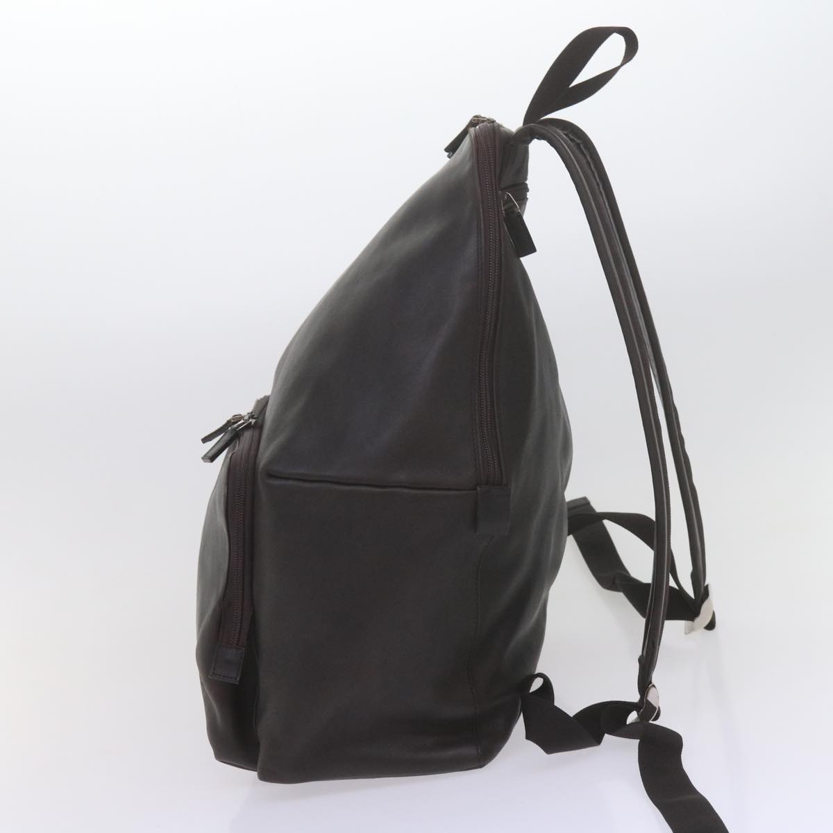 GUCCI Backpack Leather Brown 019 0302 bs10351