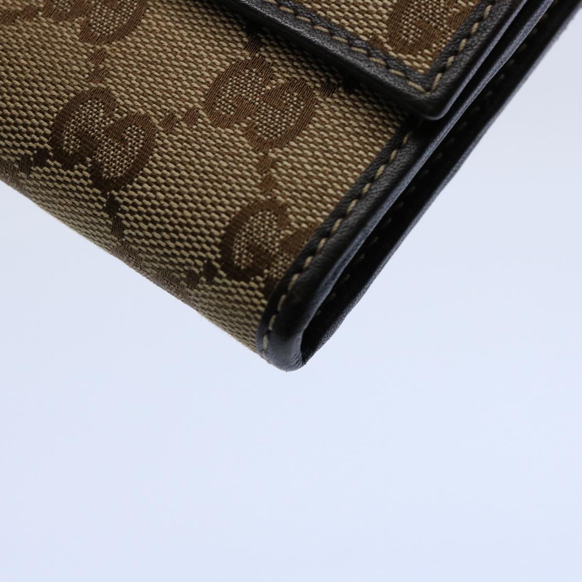 GUCCI GG Canvas Long Wallet Beige 251861 bs10353