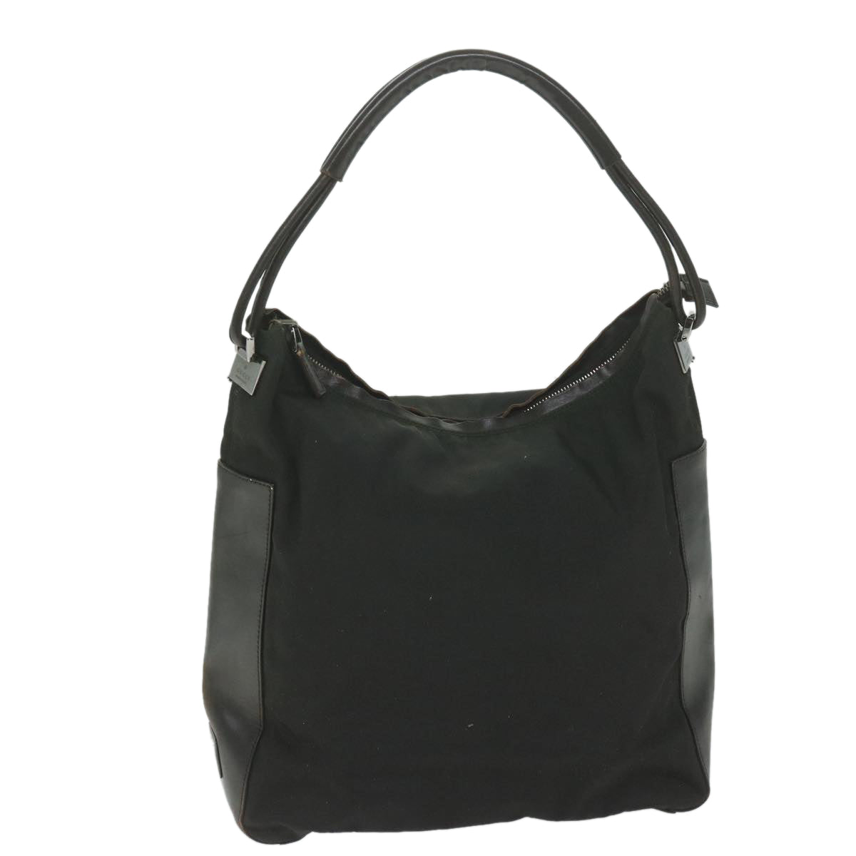 GUCCI Shoulder Bag Nylon Brown bs10421