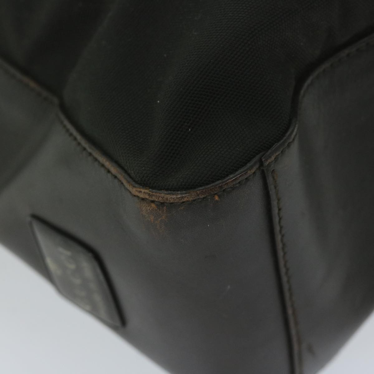 GUCCI Shoulder Bag Nylon Brown bs10421