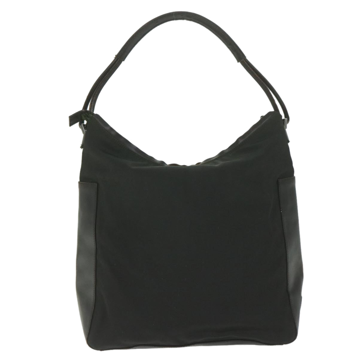 GUCCI Shoulder Bag Nylon Brown bs10421