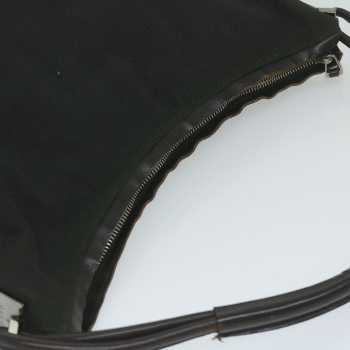 GUCCI Shoulder Bag Nylon Brown bs10421