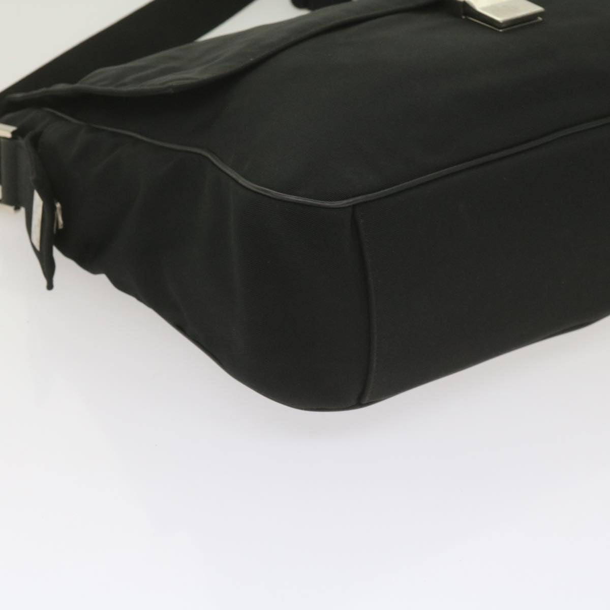 GUCCI Shoulder Bag Nylon Black bs10426