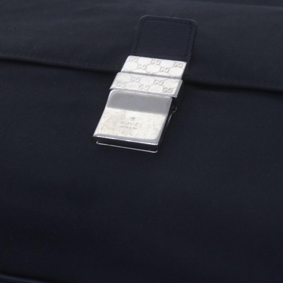 GUCCI Shoulder Bag Nylon Black bs10426