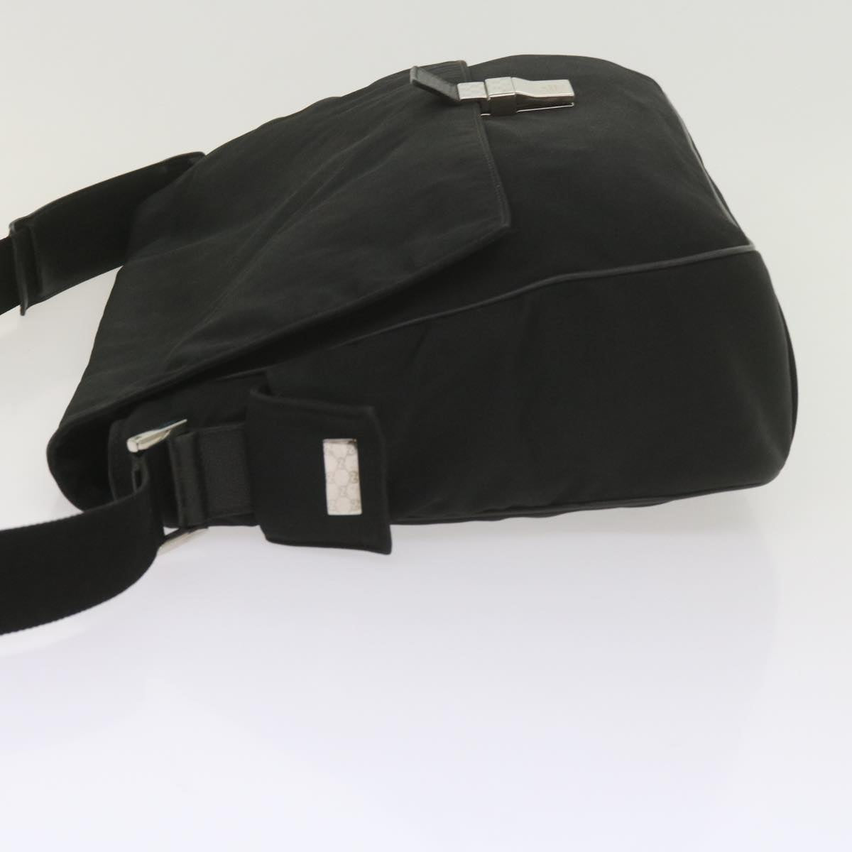 GUCCI Shoulder Bag Nylon Black bs10426