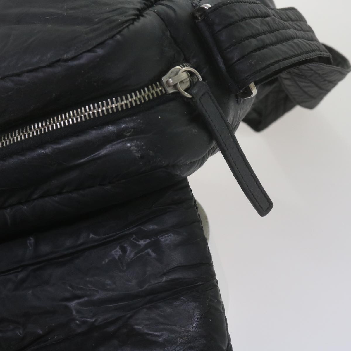 CHANEL Cococoon Shoulder Bag Nylon Black CC bs10518
