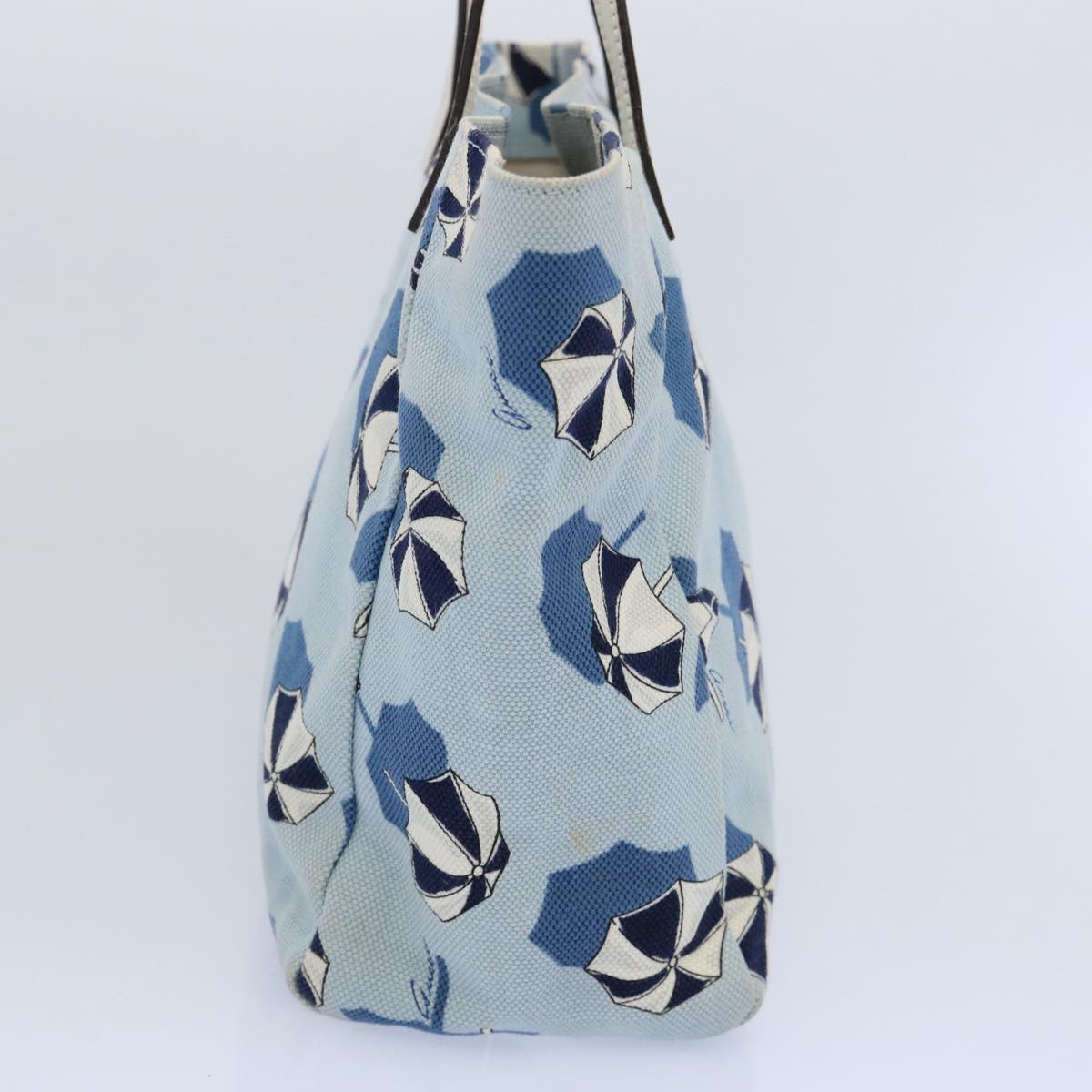 GUCCI Hand Bag Canvas Blue 284721 bs10615