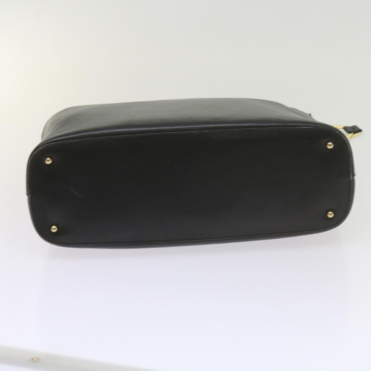 GUCCI Shoulder Bag Leather Black 001 1998 1805 bs10616