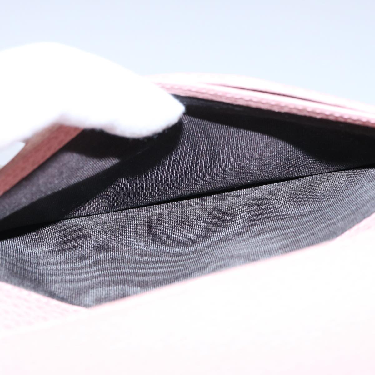 GUCCI Long Wallet Leather Pink 354498 bs10632