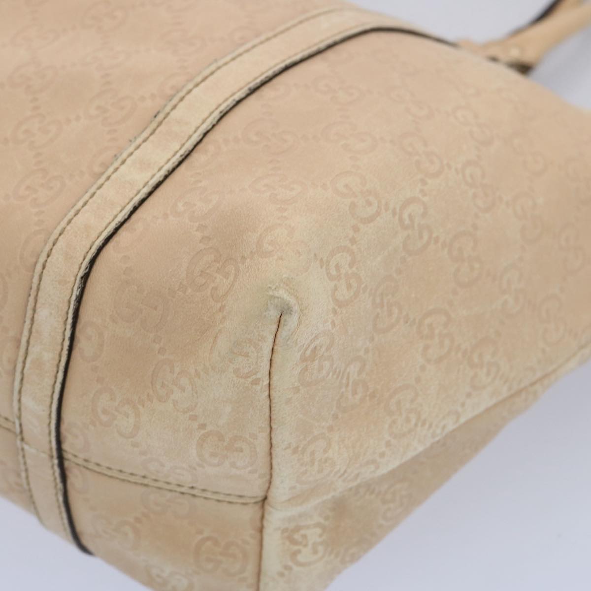 GUCCI GG Canvas Guccissima Tote Bag Beige 197953 bs10664