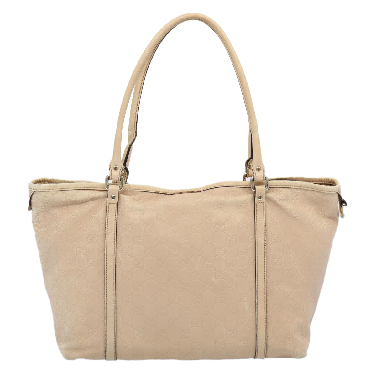 GUCCI GG Canvas Guccissima Tote Bag Beige 197953 bs10664