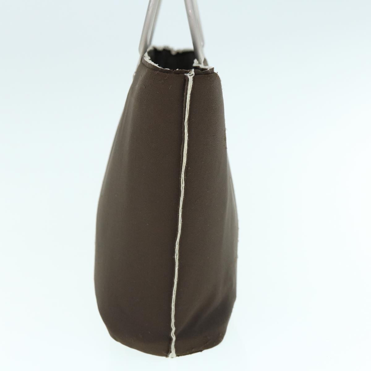 CHANEL Hand Bag Nylon Brown CC bs11011
