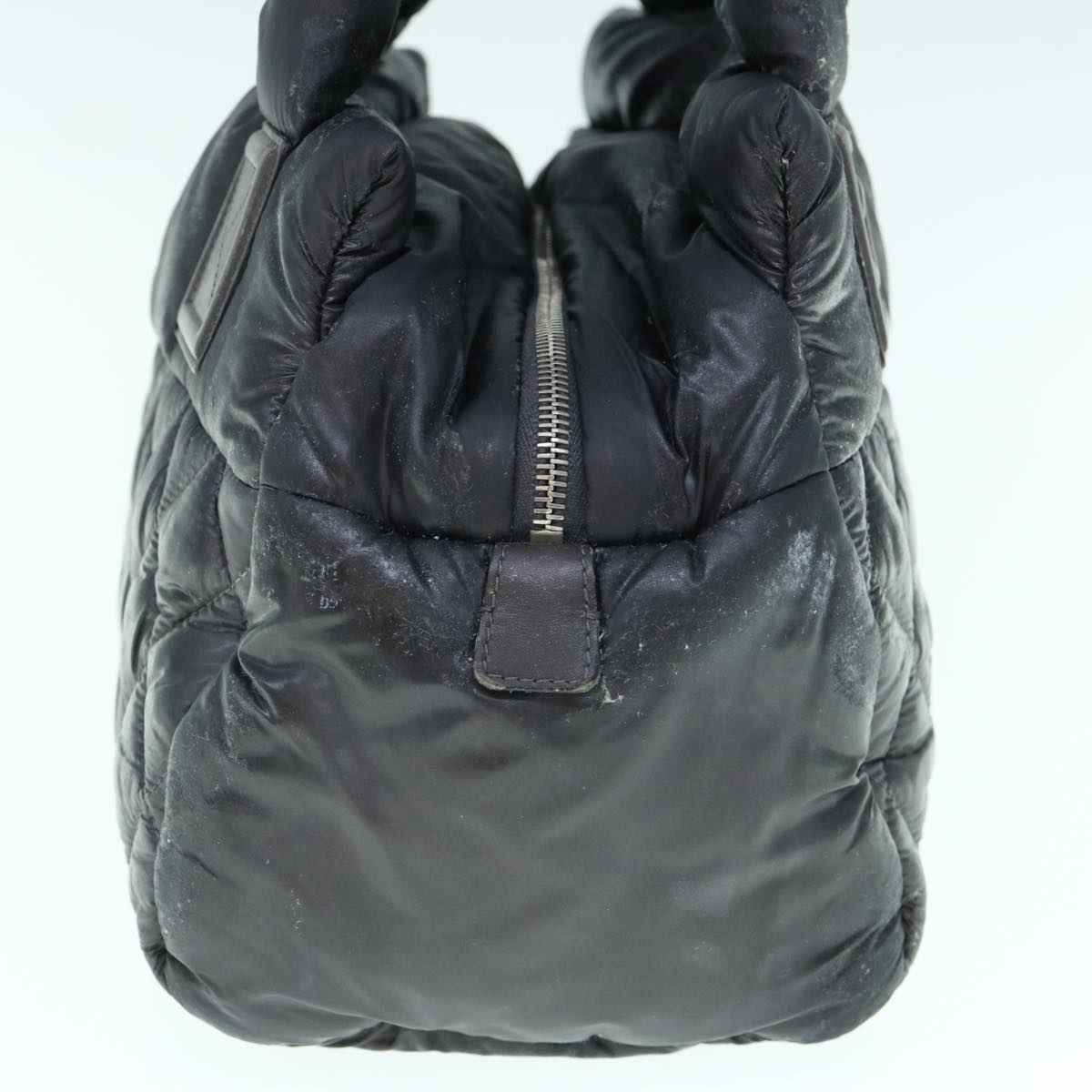 CHANEL Cococoon Shoulder Bag Nylon Black CC bs11077