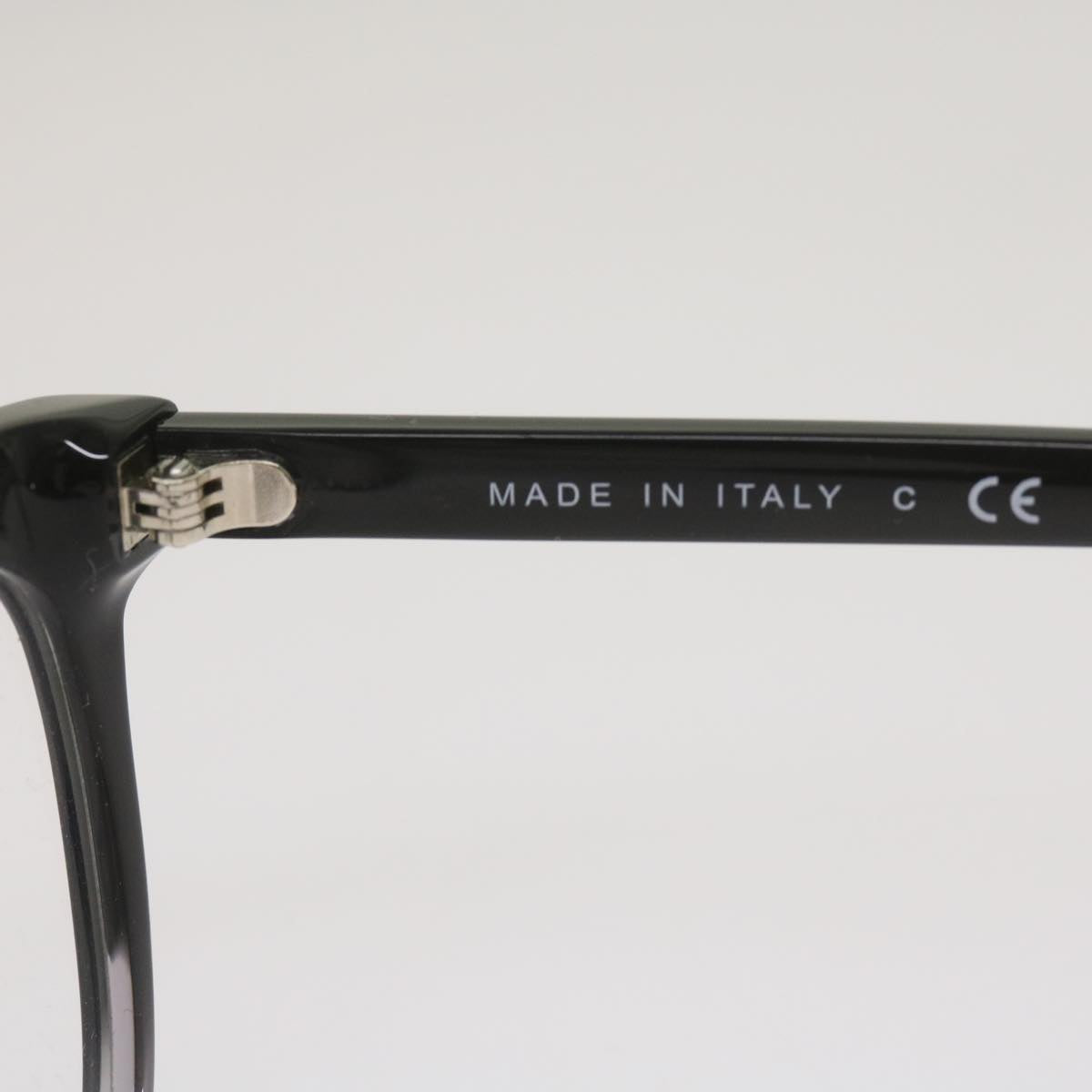 CHANEL Glasses plastic Black CC bs12146