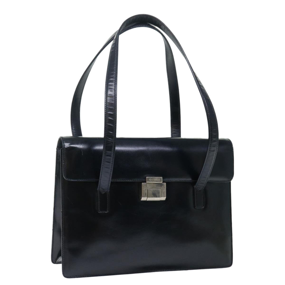 GUCCI Shoulder Bag Leather Outlet Black bs13630