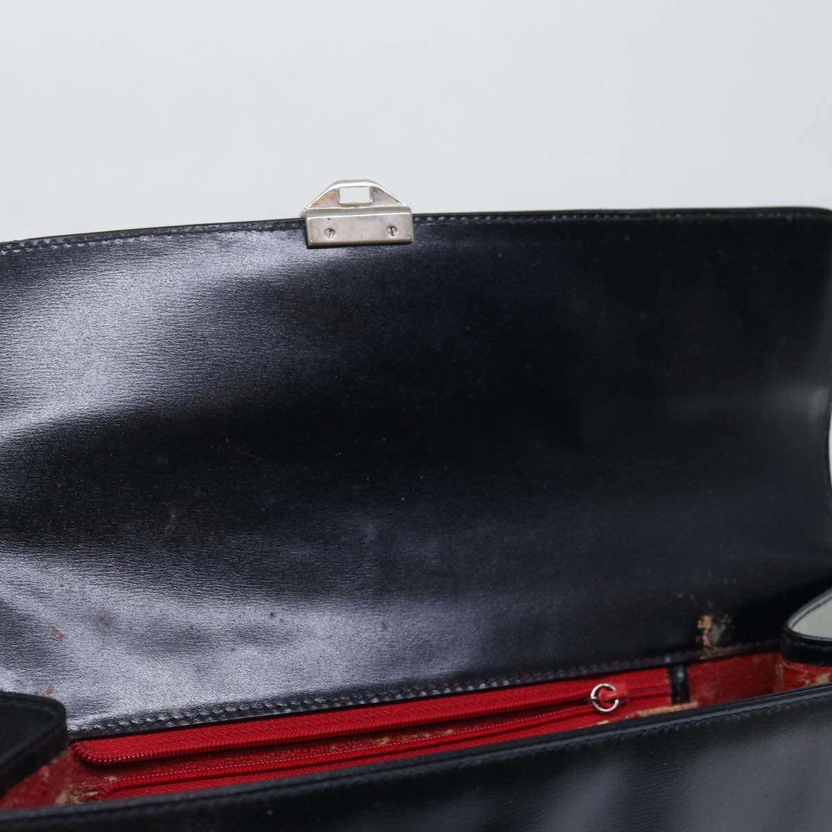 GUCCI Shoulder Bag Leather Outlet Black bs13630