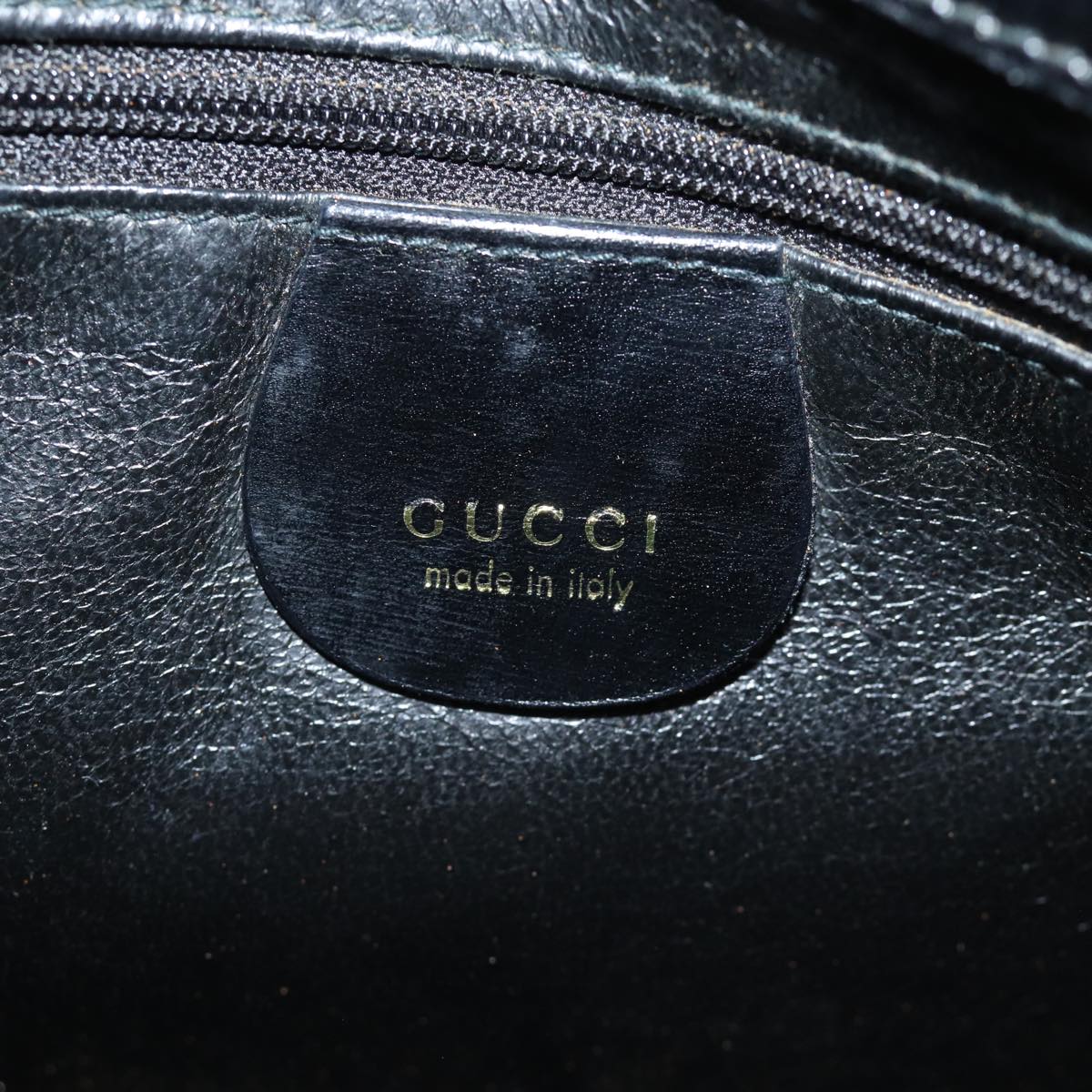 GUCCI Shoulder Bag Leather Black 001 2046 1907 bs13751