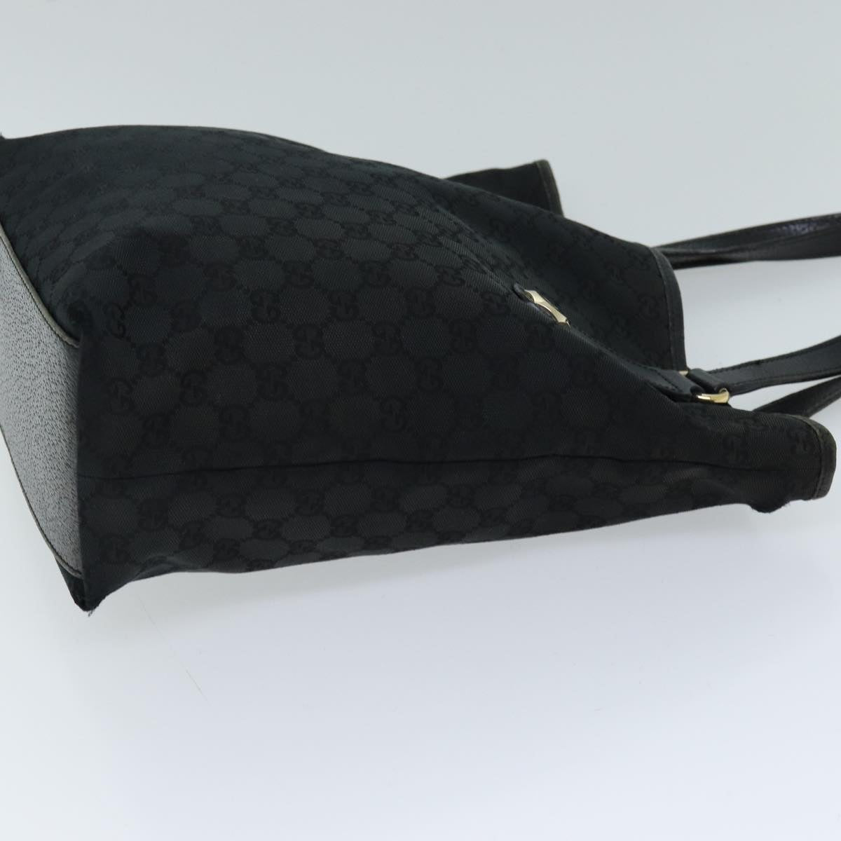 GUCCI GG Canvas Tote Bag Black 153009 bs13752