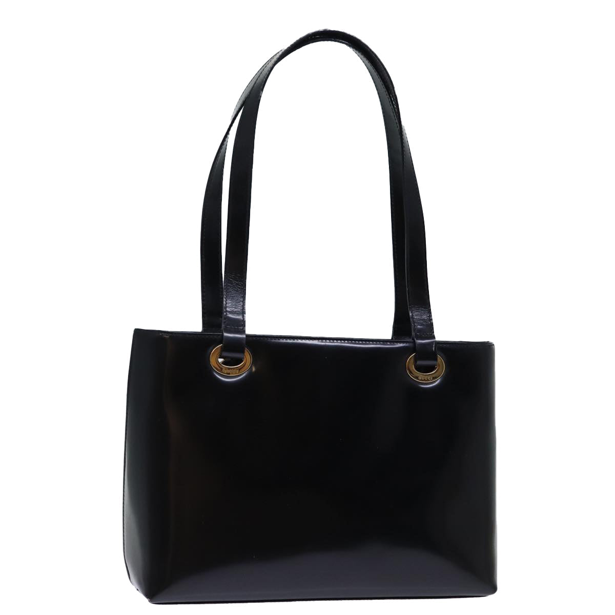 GUCCI Shoulder Bag Patent leather Black 002 2058 0480 0 bs13828